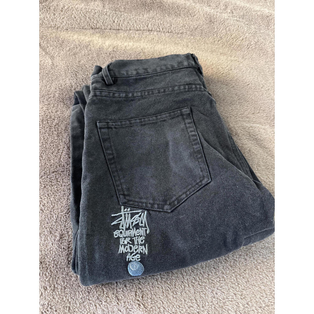 Stussy Quality Workgear Black Denim Jeans